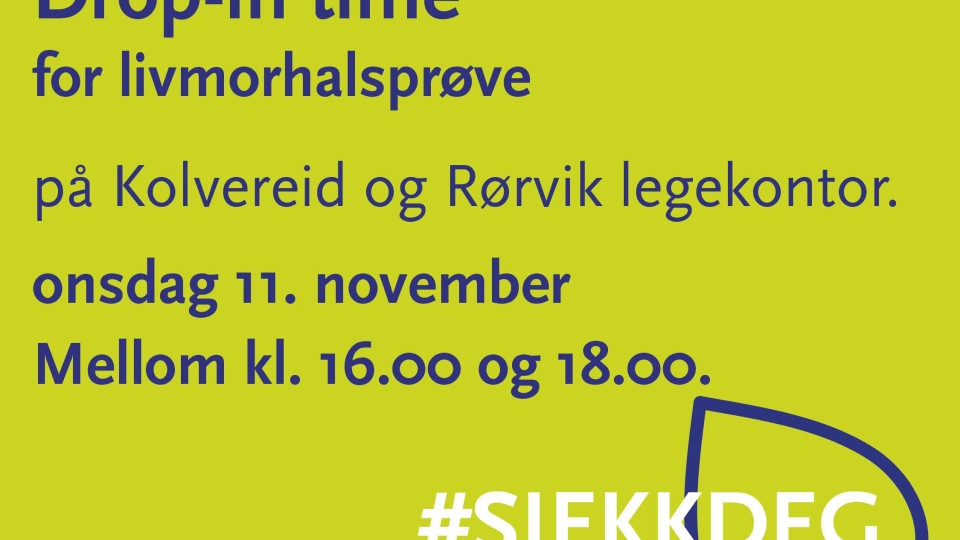 Lenke til artikkel: Drop-in livmorhalsprøve på legekontorene
