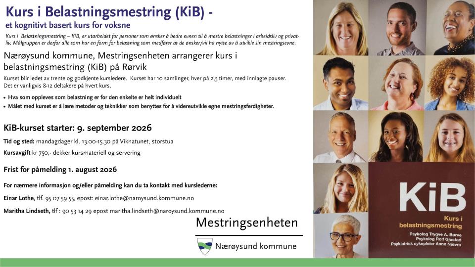 Lenke til artikkel: Nytt KIB-kurs med oppstart i september