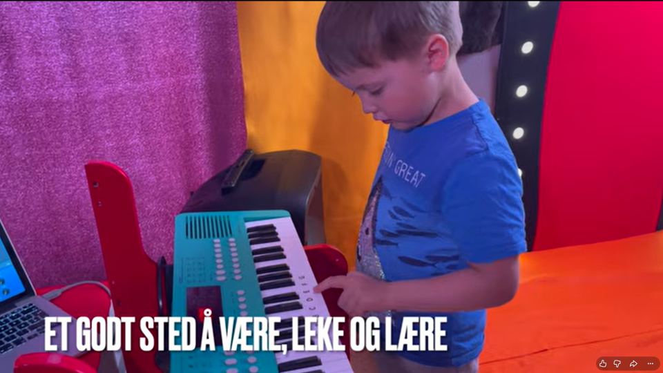 Lenke til artikkel: Barnehagen med egen musikkvideo