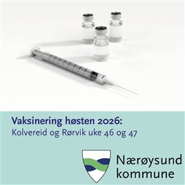 Lenke til artikkel:  Årets influensavaksinering høsten 2026 – Nærøysund kommune
